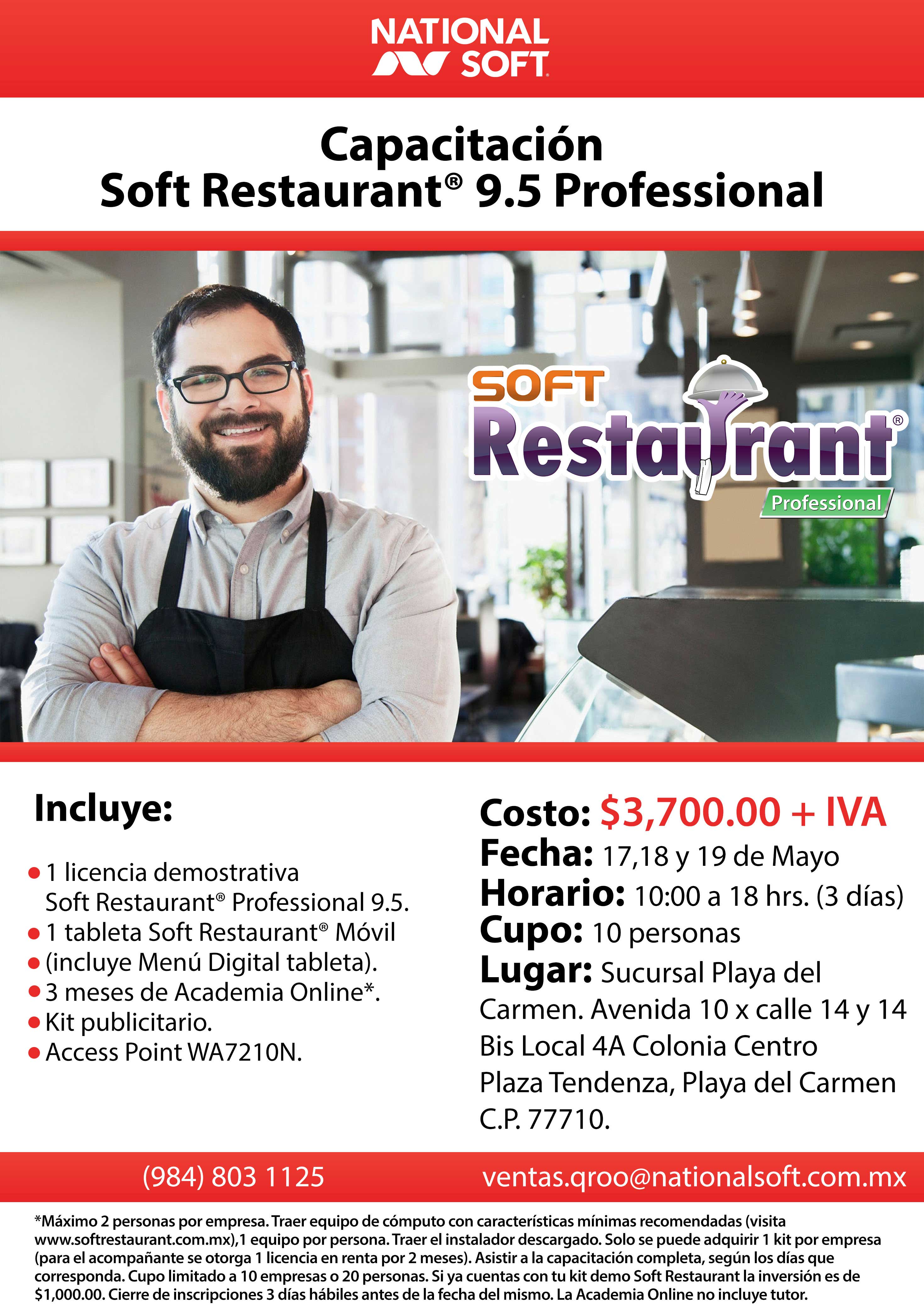 FLYER CAPACITACION SR PLAYA DEL CARMEN